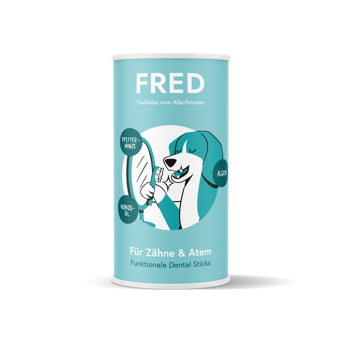 FRED Dental Sticks – Natürliche Zahnpflege für Hunde, getreidefrei, 340 g