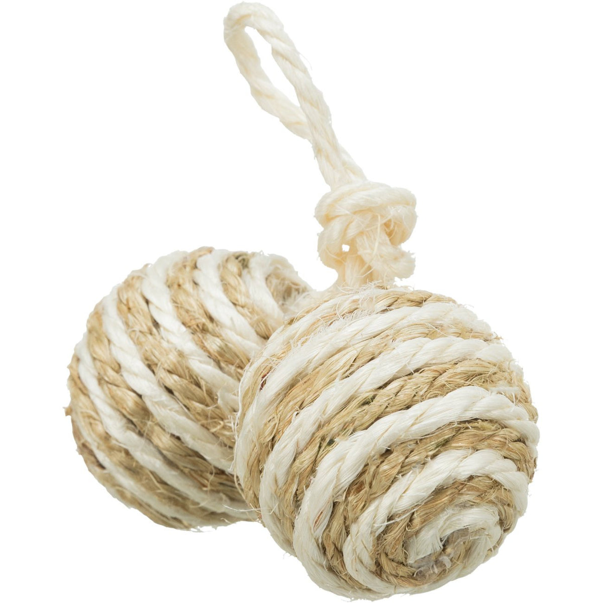 2 Sisal-Bälle mit Catnip – ø 4,5 cm