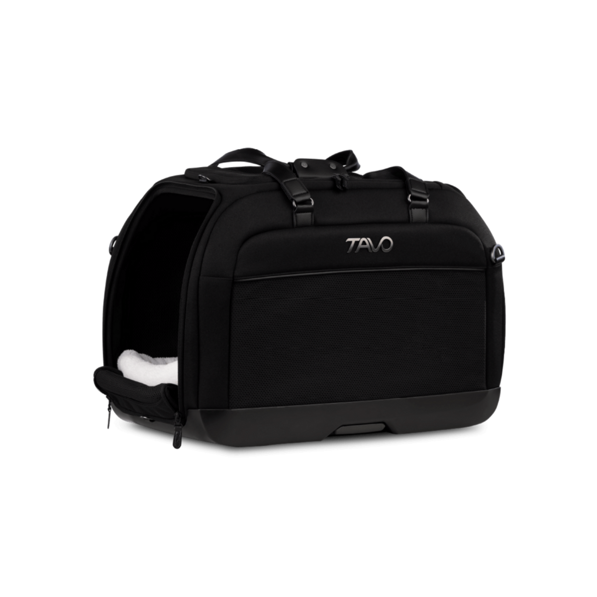 TAVO Hendrick Haustier-Autositz & Transportbox – Sicher & Flexibel für Hunde & Katzen – L 54.5 x W 34.5 x H 38 cm