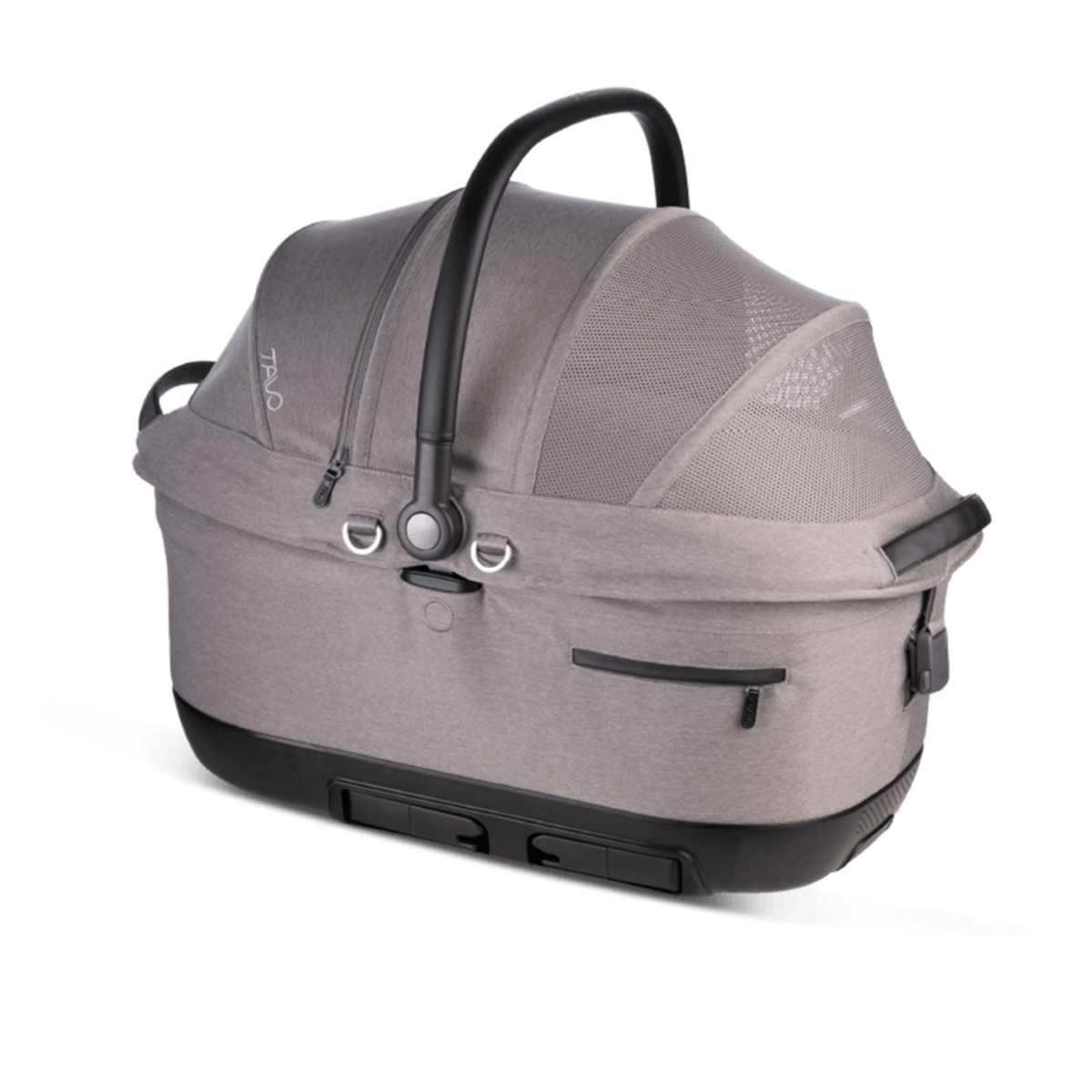 TAVO Maeve™ iso6X Haustier-Autositz mit ISOFIX – Crash-getestet Sicher & Komfortabel für Hund & Katze – merle L 60 x B 43,5 x H 53 cm