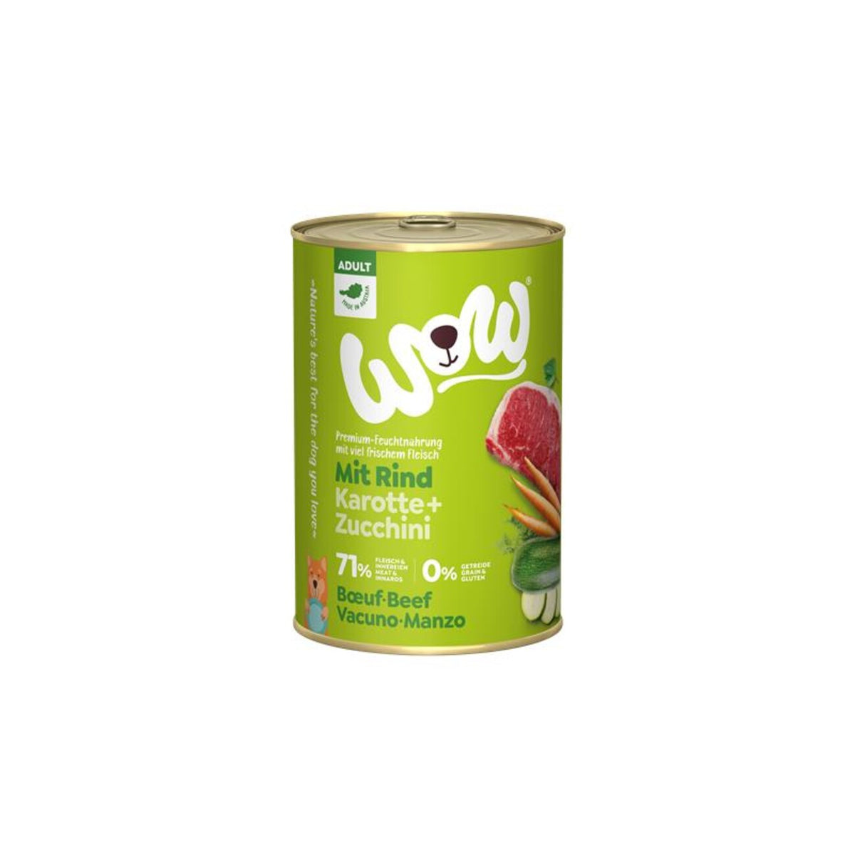 Wow Hundefutter Dose Adult