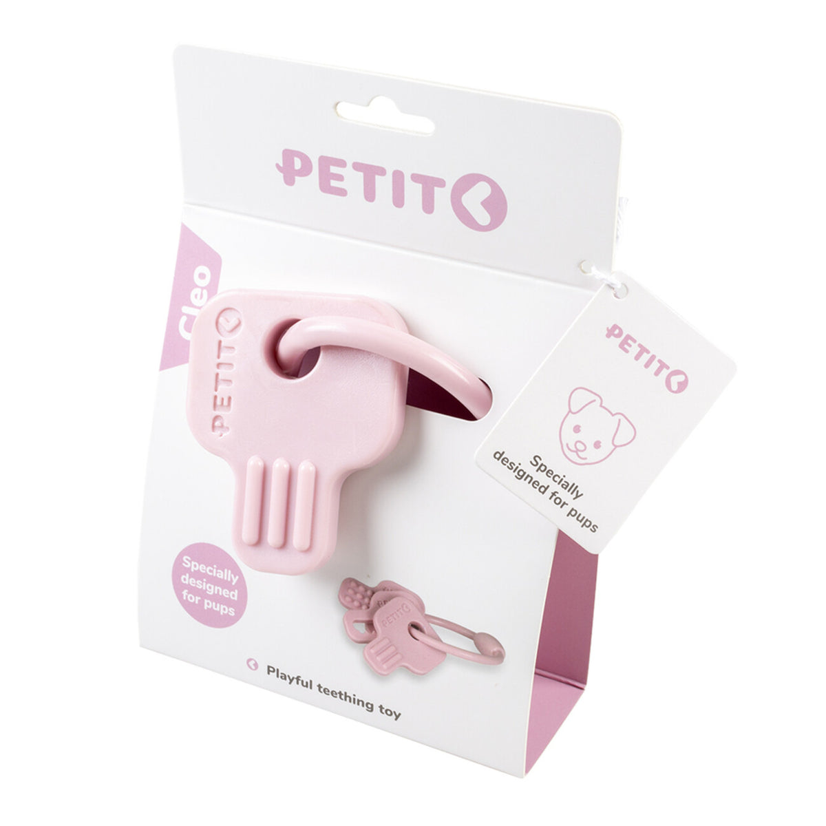Petit Cleo Kauspielzeug für Welpen – rosa