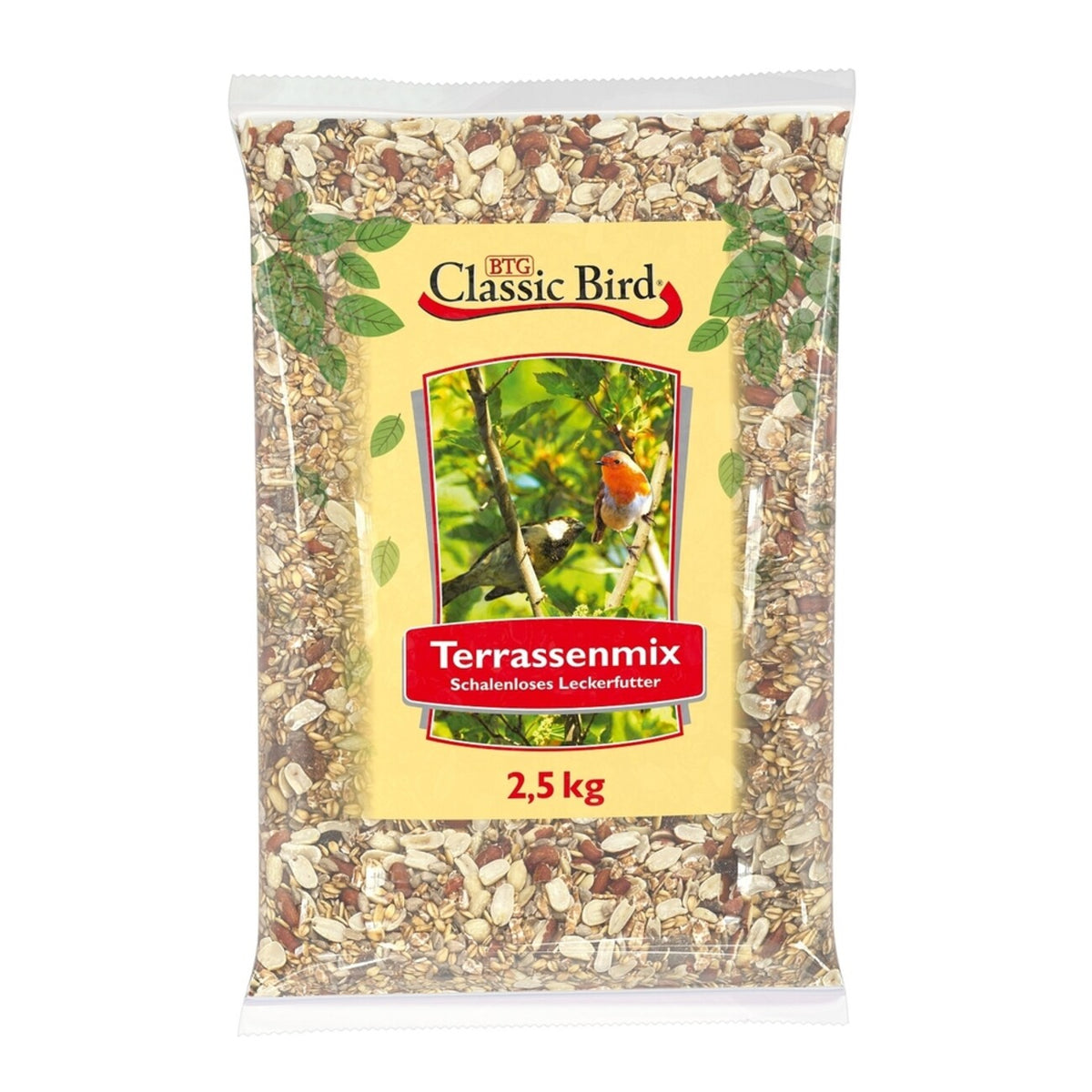 Classic Bird Terassenmix, Ganzjahresfutter für Wildvögel