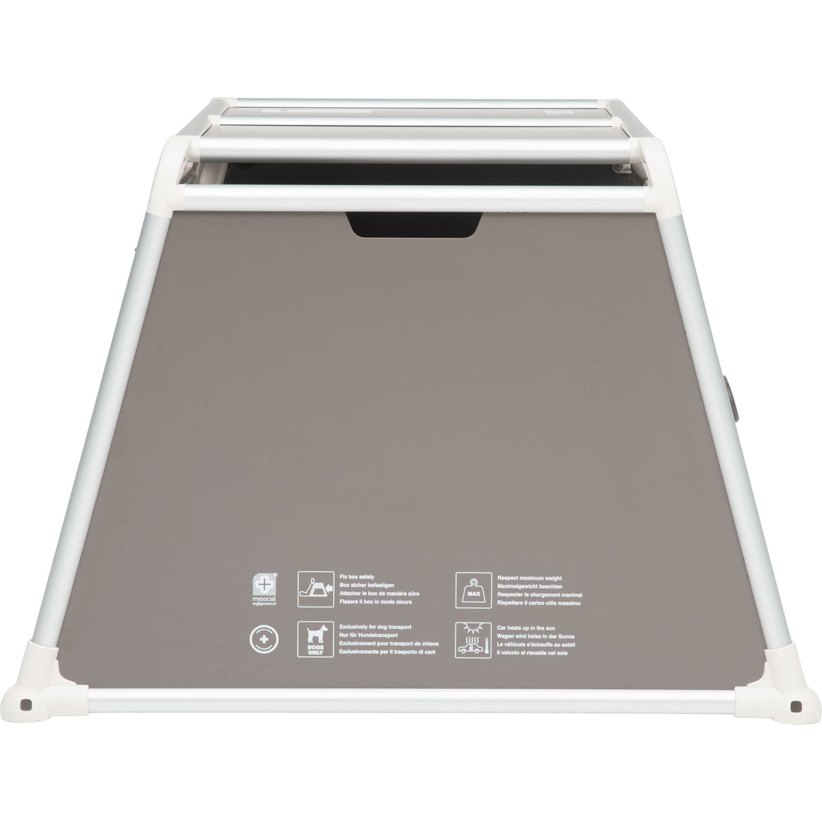 4pets Alu Autobox für 2 Hunde ECO 22