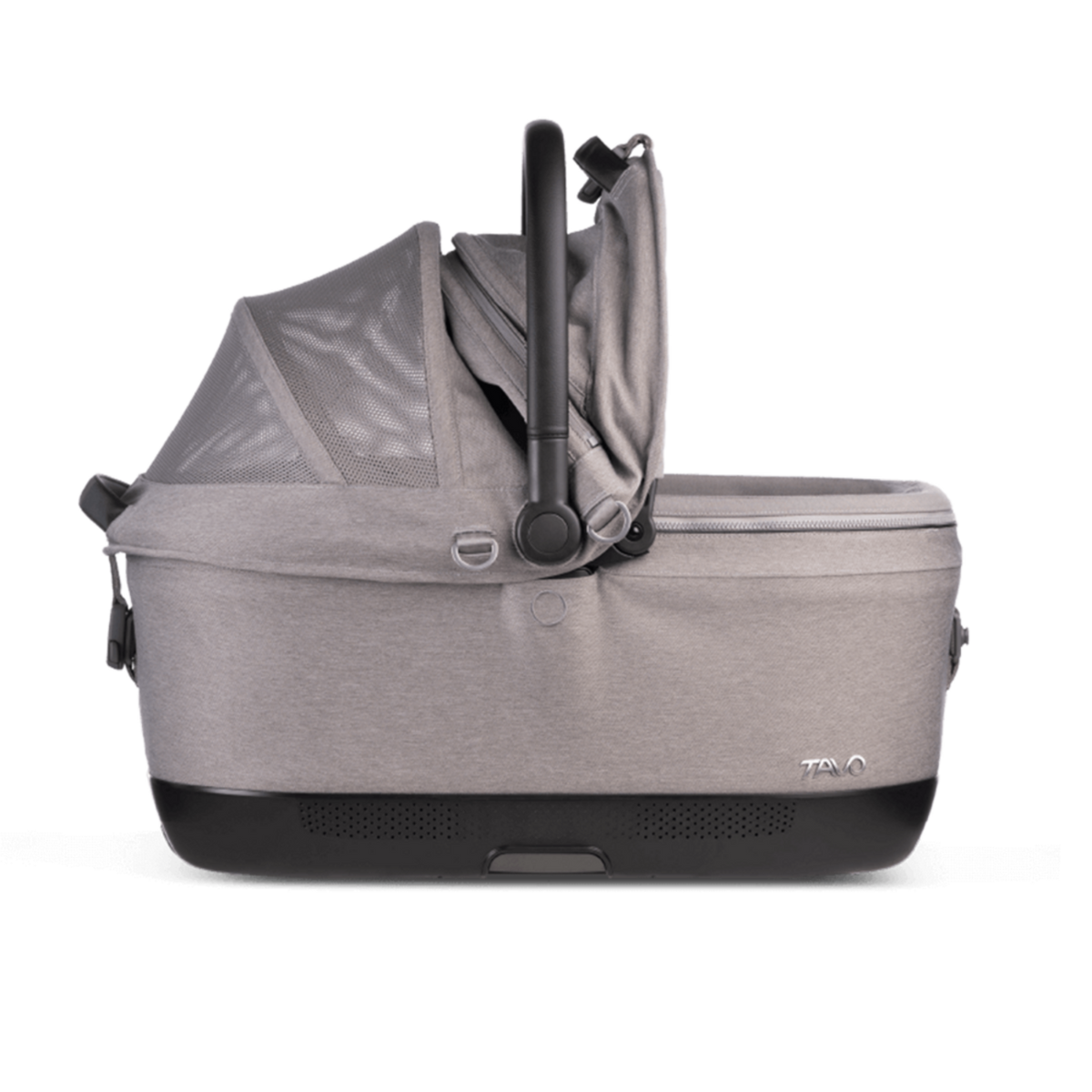 TAVO Maeve™ iso6X Haustier-Autositz mit ISOFIX – Crash-getestet Sicher & Komfortabel für Hund & Katze – merle L 60 x B 43,5 x H 53 cm