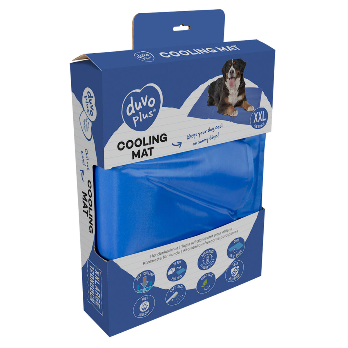 Kühlmatte für Hunde blau