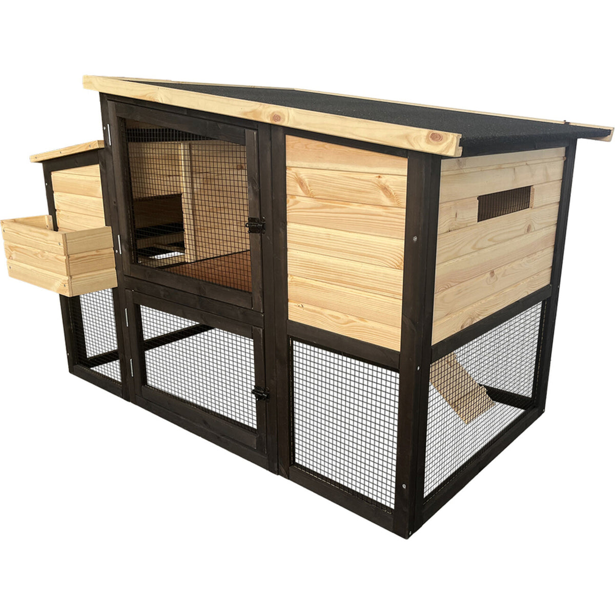 Woodland Design Kaninchenstall Bunny Barn – Dein Traumhaus für Langohren – 147 x 80 x 93 cm