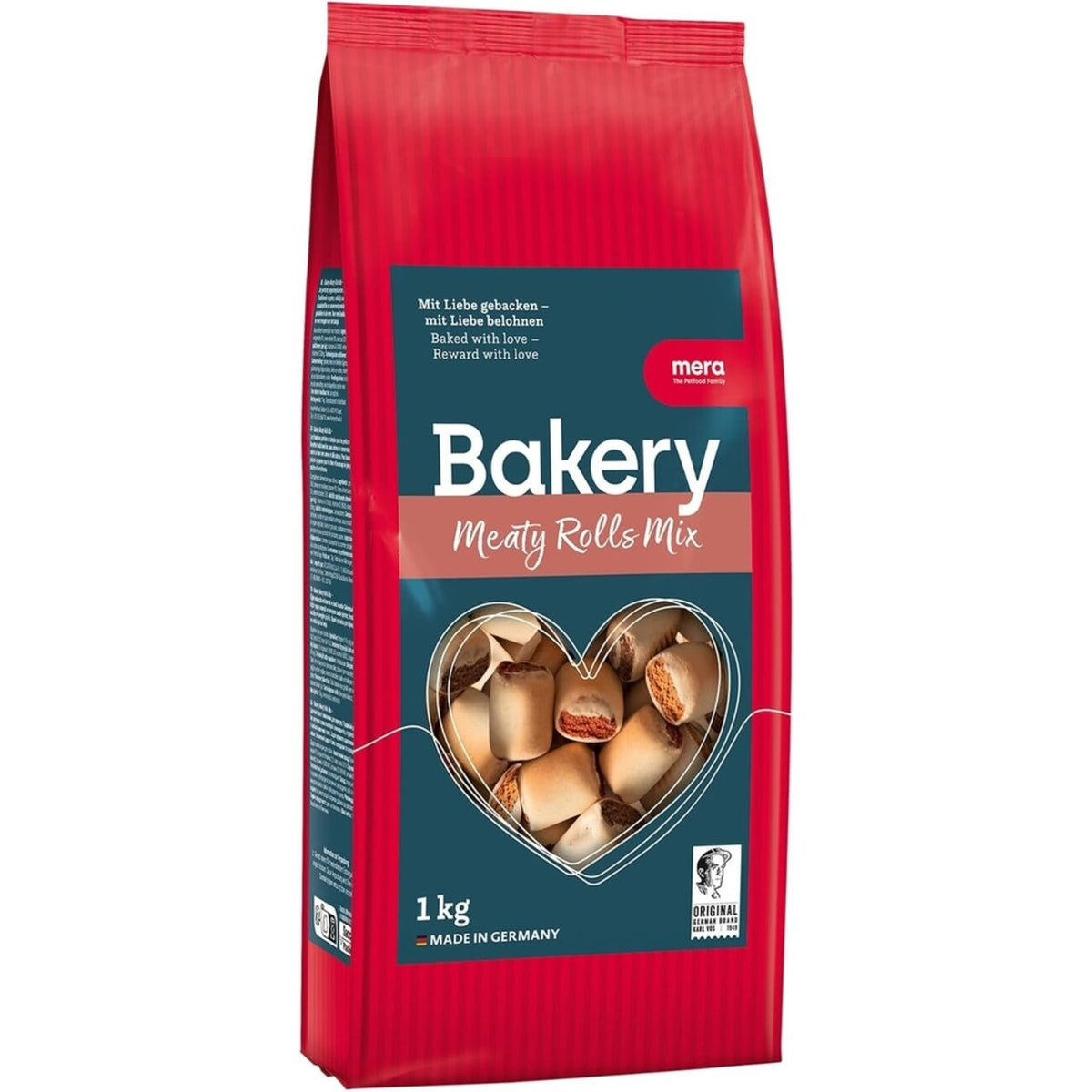 Mera Bakery Meaty Rolls Mix Hundesnack - Leckerlis für deinen Liebling – 1 kg