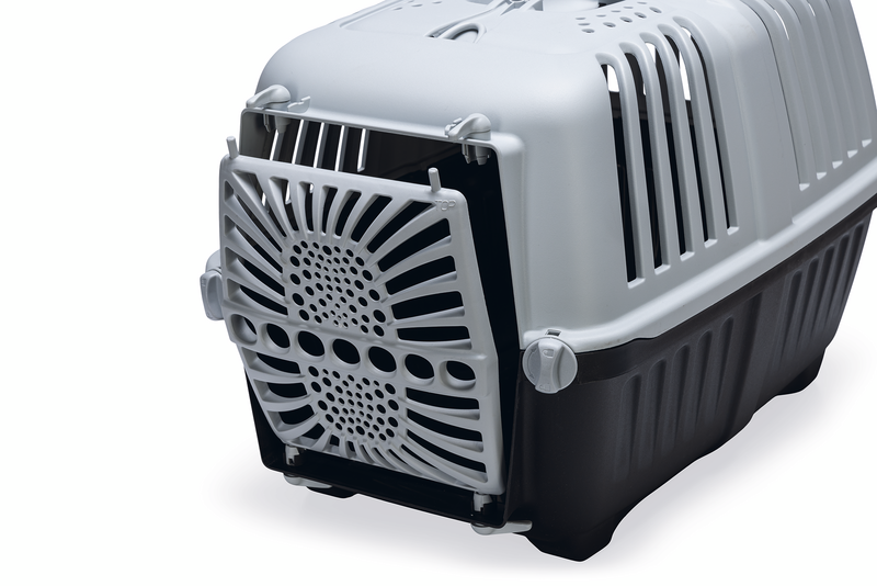 Beeztees Transportbox Praktiko Eco â Sicherer Transport fĂŒr Hund, Katze & Nager
