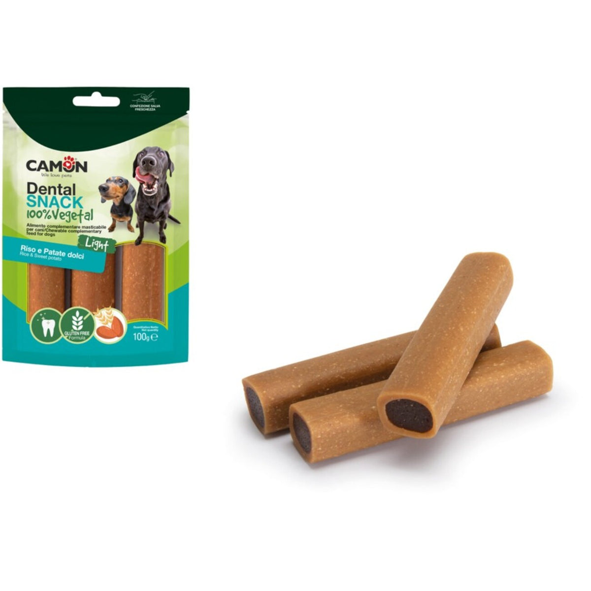 Veggie Snack Süßkartoffel & Reis vegan für Hunde 🐶 Lecker & Gesund! – 100 g