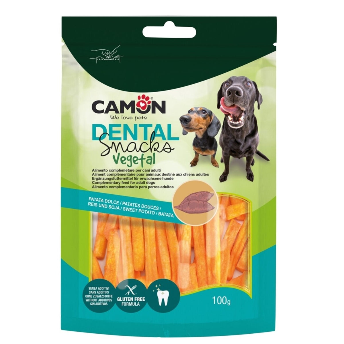 Veggie Snack Süßkartoffel Sticks - Vegane Hundesnacks – 100 g