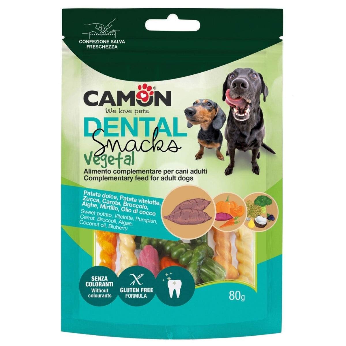 Veggie Dental Snack Rope - Vegane Hundesnacks für gesunde Zähne – 80 g