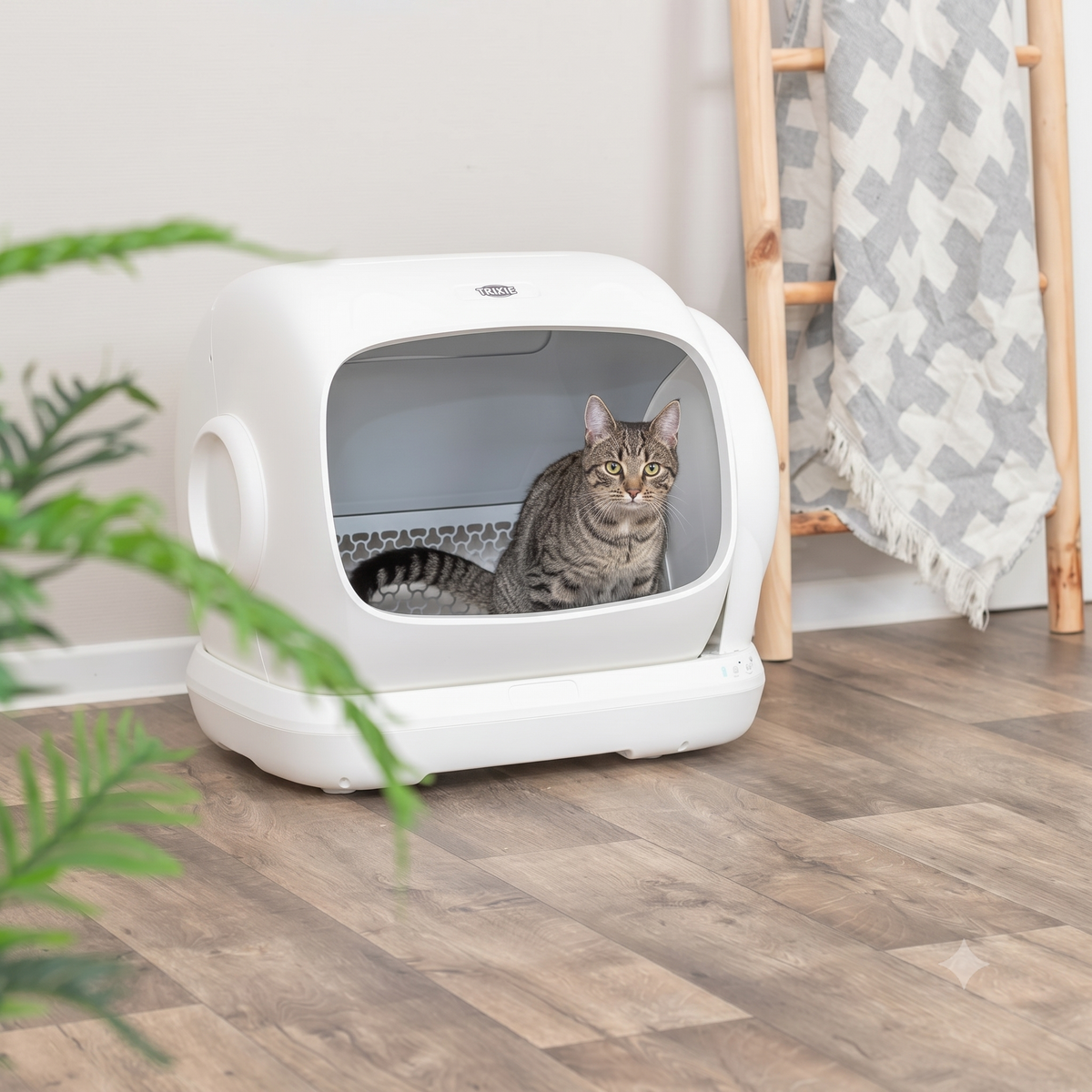 TRIXIE Selbstreinigende Katzentoilette XL â Automatisch & Hygienisch