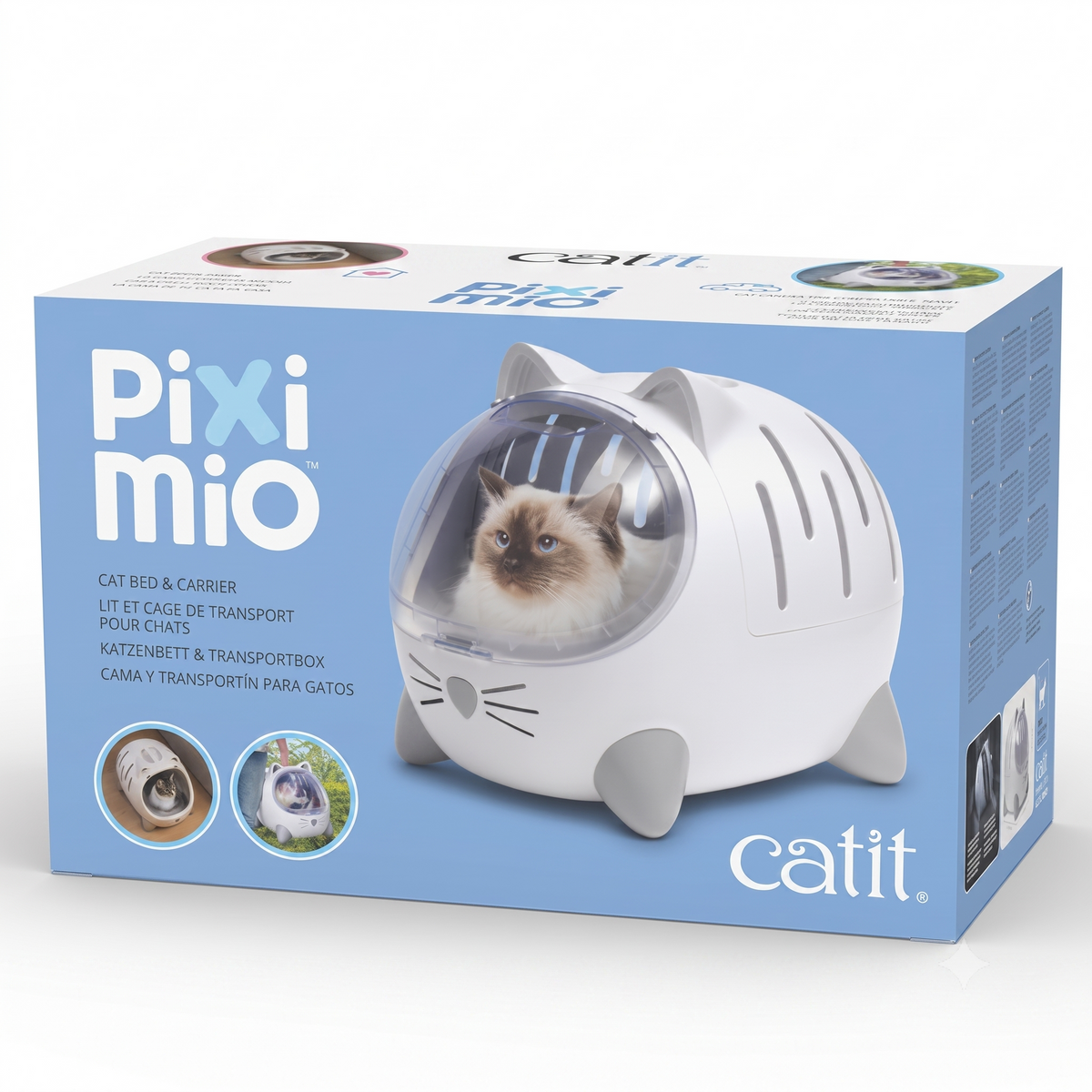 Catit Pixi Mio 2-in-1 Katzenbett & Transportbox â Dein stylischer Begleiter