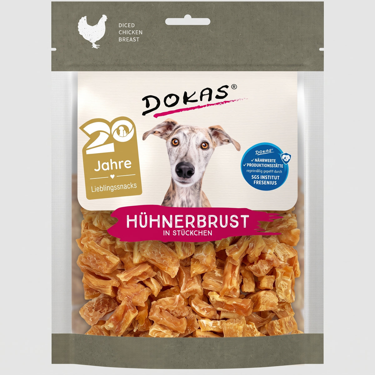 Dokas Hundesnack Hühnerbrust in Stücken – Lecker & Natürlich für deinen Liebling