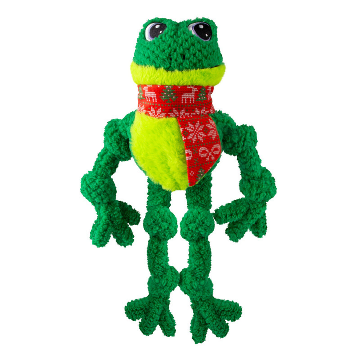 Xmas Holiday Knots Frog L/XL Limited Edition Hundespielzeug – XL: 8,89 x 28,75 x 44,45 cm