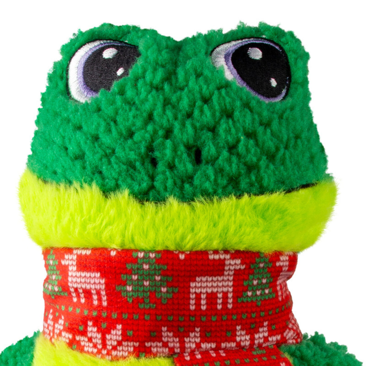 Xmas Holiday Knots Frog L/XL Limited Edition Hundespielzeug – XL: 8,89 x 28,75 x 44,45 cm