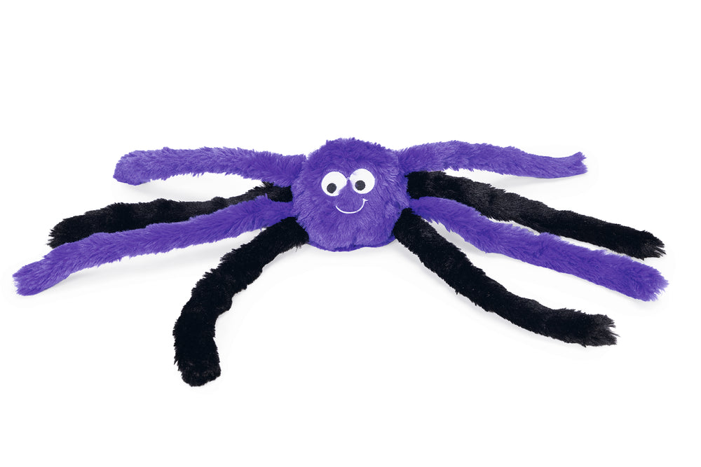Beeztees Halloween-Spinne Spidy für Hunde aus Plüsch, 36 x 26 x 7 cm