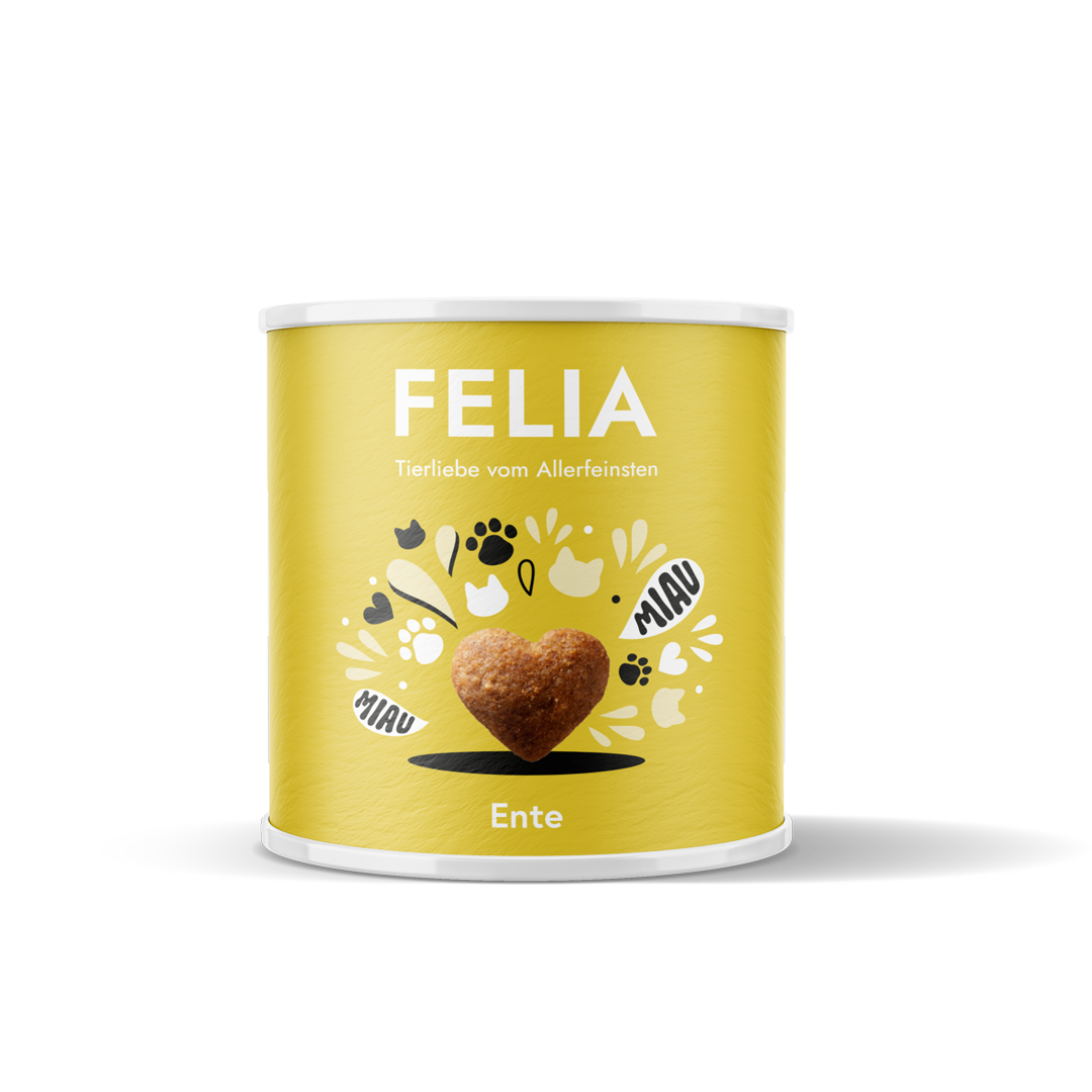 FELIA Snacks Ente – Ergänzungsfutter für Katzen jeden Alters