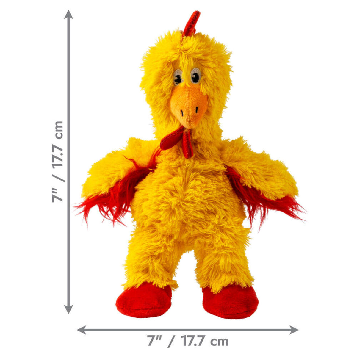 Knots Chicken Hundespielzeug – Robustes & Kuscheliges Spielvergnügen für deinen Liebling – S: 17,7 cm