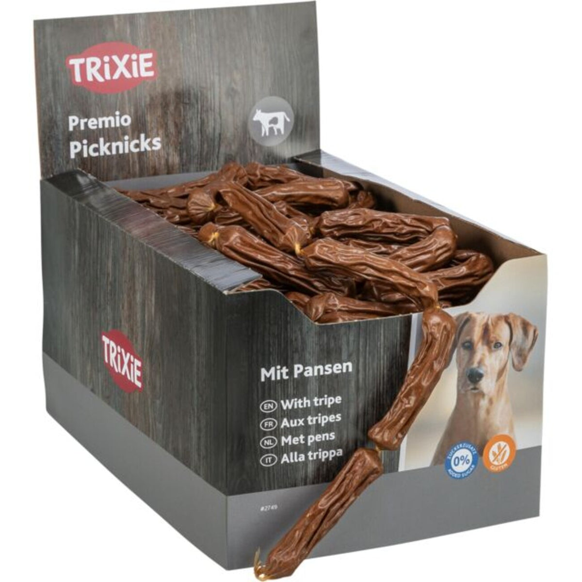 200 Endloswürstchen für Hunde – Pansen, ca. 8 cm / 8 g