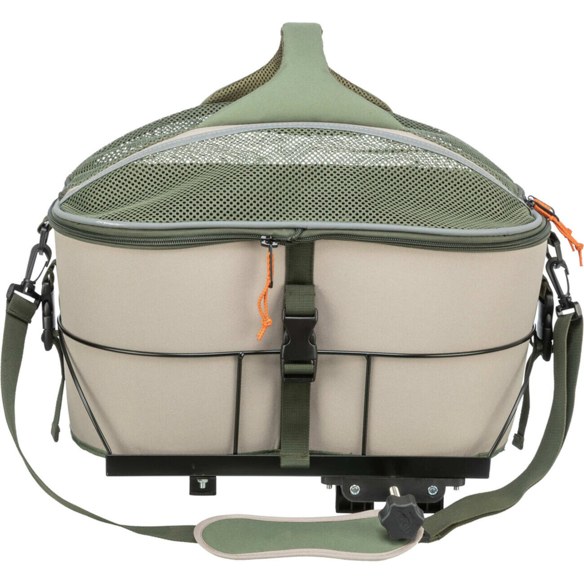 TRIXIE Fahrradkorb für Hunde & Katzen: Sicher & komfortabel unterwegs! – 33 × 40 × 46 cm, bis 10 kg