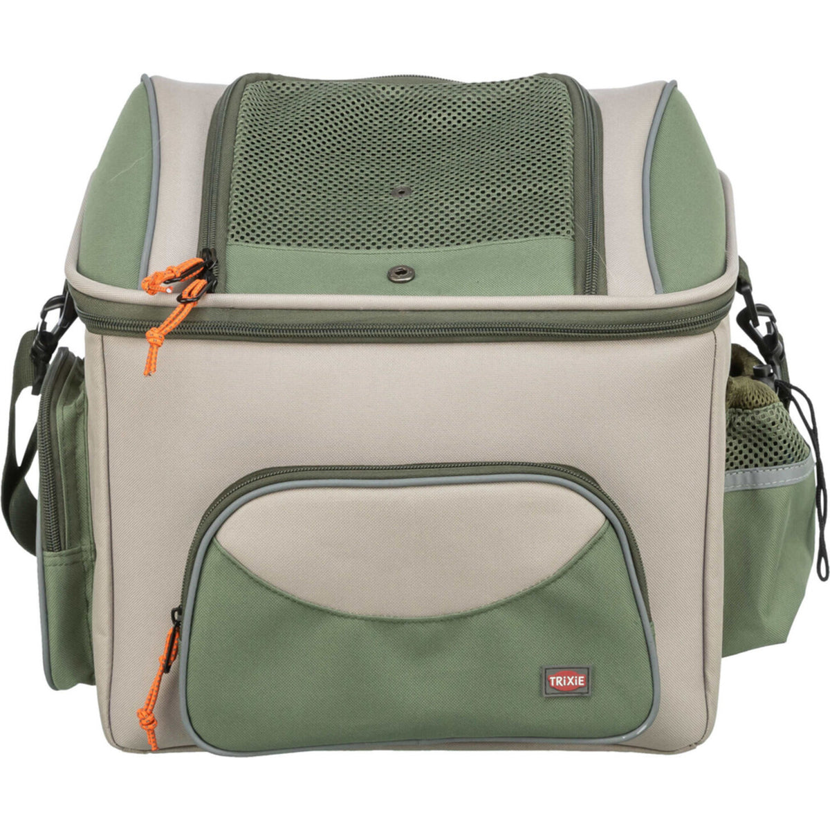 TRIXIE Front-Fahrradkorb – Sicherer & Komfortabler Transport für Hunde & Katzen – 48 × 40 × 34 cm, bis 6 kg