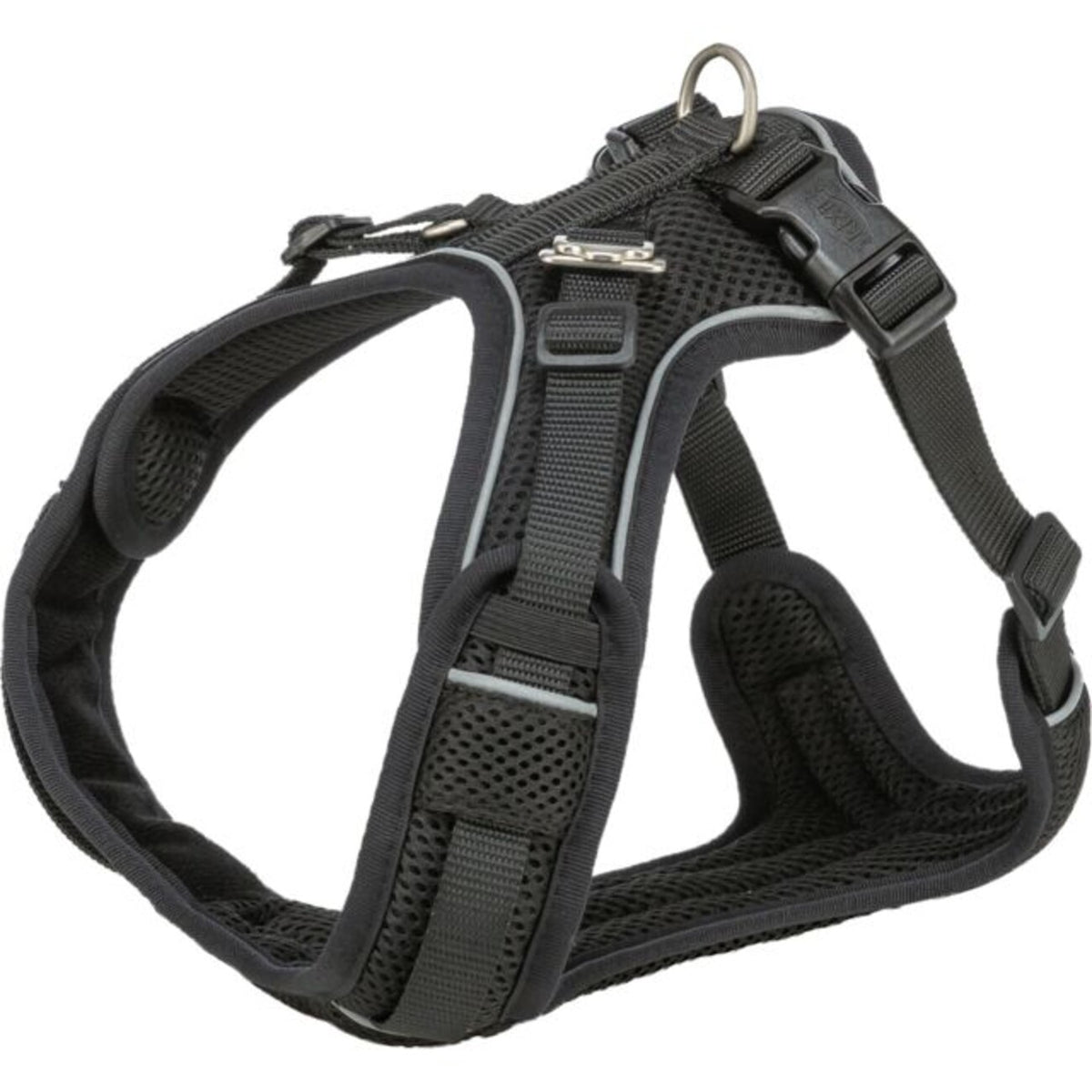 Premium FlexMesh Geschirr, wide fit spezieller Schnitt für kurze, kompakte Hunde, z. B. Möpse & Bulldoggen