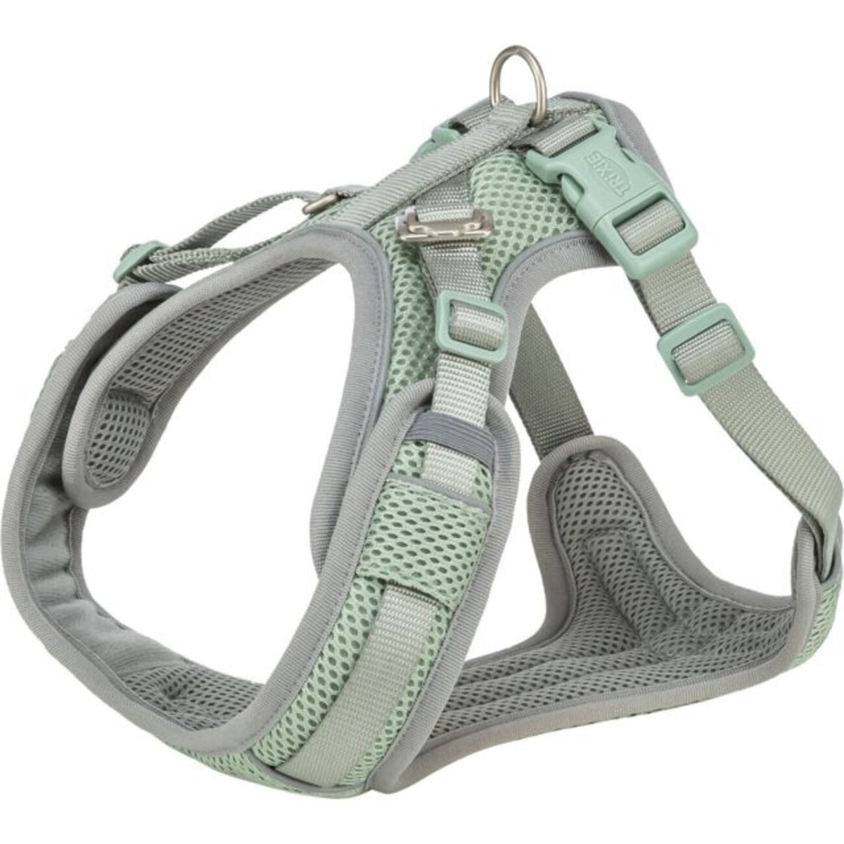 Premium FlexMesh Geschirr, wide fit spezieller Schnitt für kurze, kompakte Hunde, z. B. Möpse & Bulldoggen