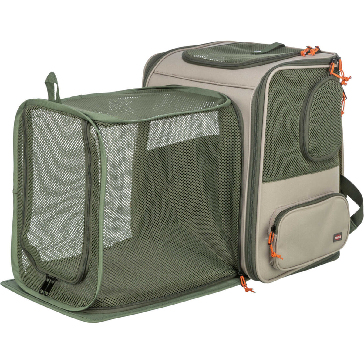 TRIXIE Rucksack Rocco für Hunde – Dein treuer Begleiter – 40 × 42 × 30 cm, bis 10 kg