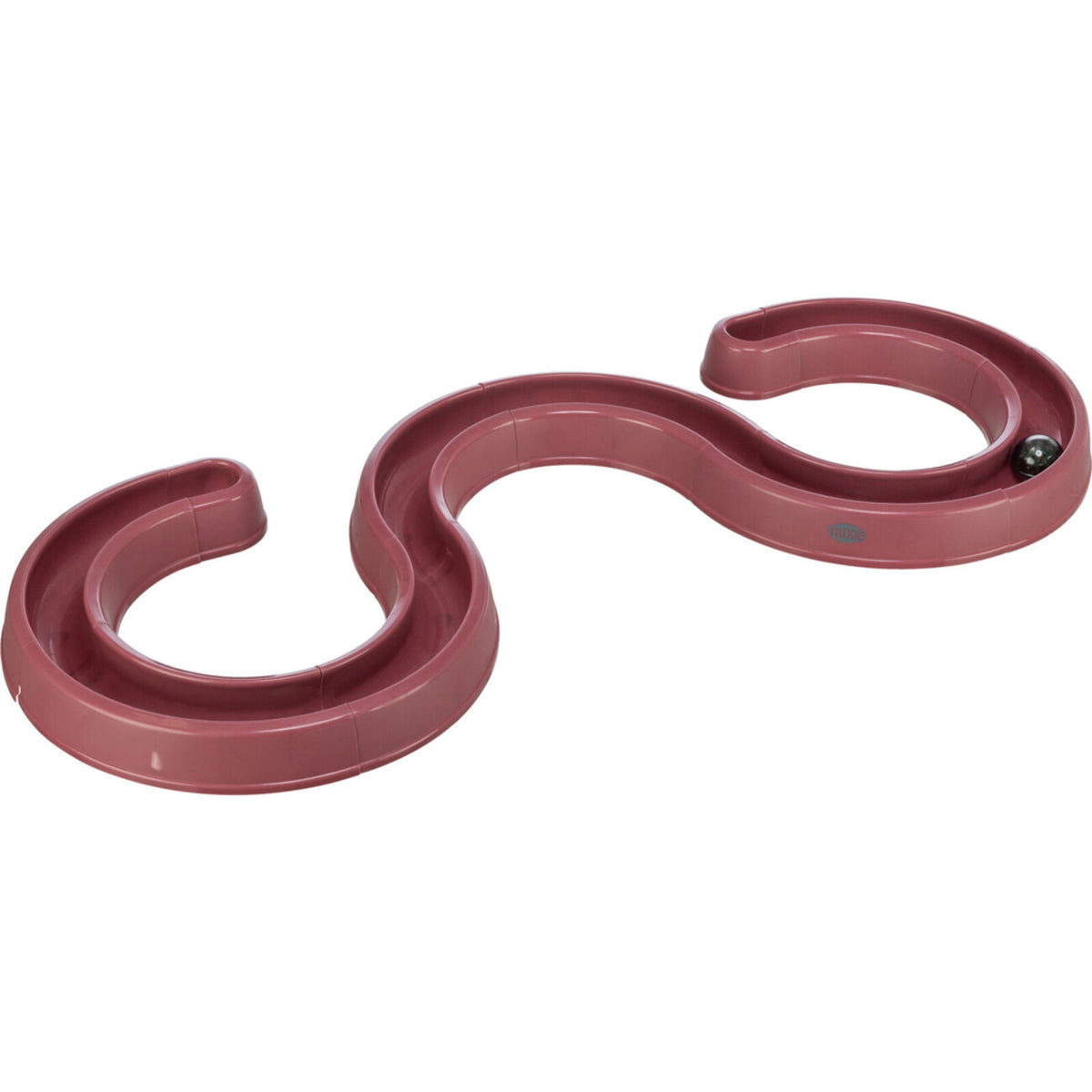Trixie Katzenspielzeug Spielschiene Flashing Ball Race – 65 × 31 cm