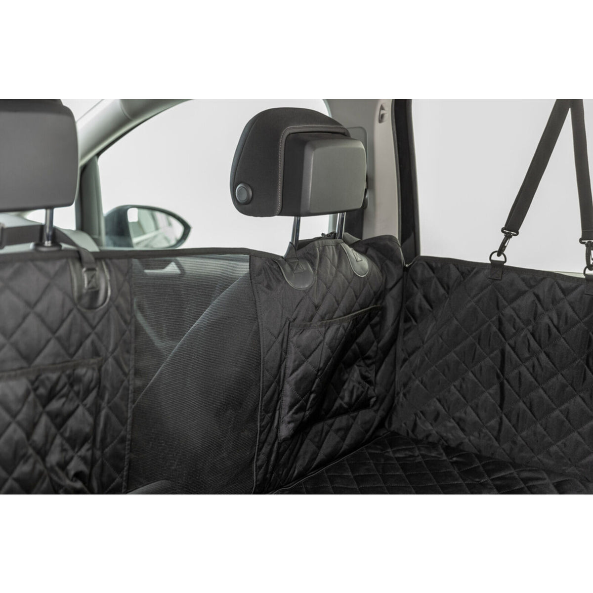Auto-Schondecke mit Platten zur Verlängerung der Liegefläche – 1,64 × 1,61 m, schwarz