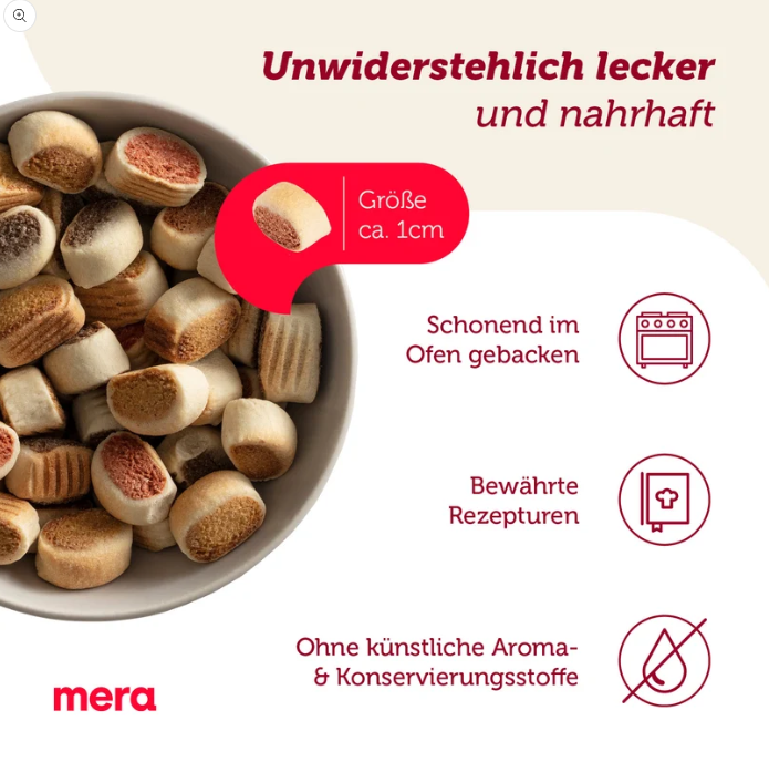 Mera Dog Snacky Mix â Knusprige Hundekekse fĂŒr Training & Belohnung von Mera Dog