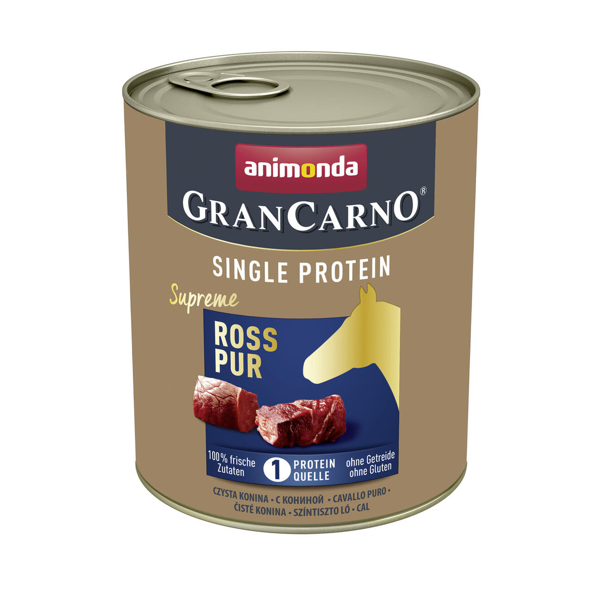 GranCarno Single Protein Hundefutter – Ross - 6 x 800 g