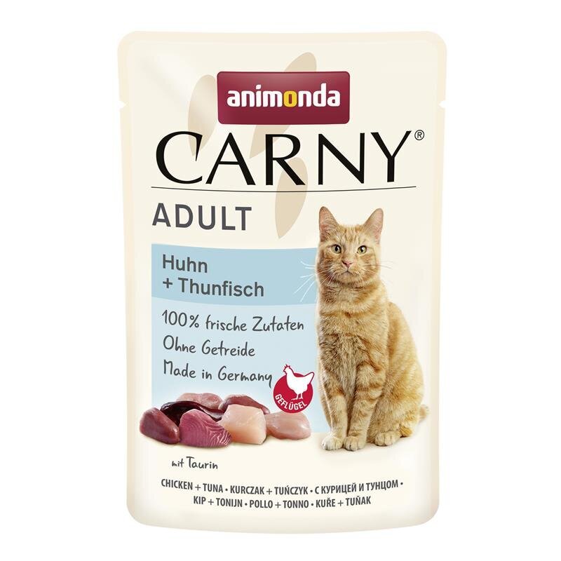 Katzen Nassfutter Carny Adult in Tütchen