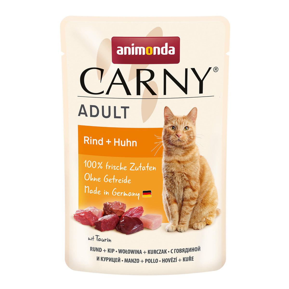 Katzen Nassfutter Carny Adult in Tütchen