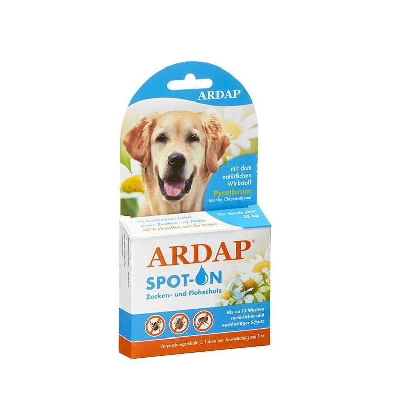 Ardap Spot-On für Hunde – für Hunde über 25 kg 3 x 4.0 ml