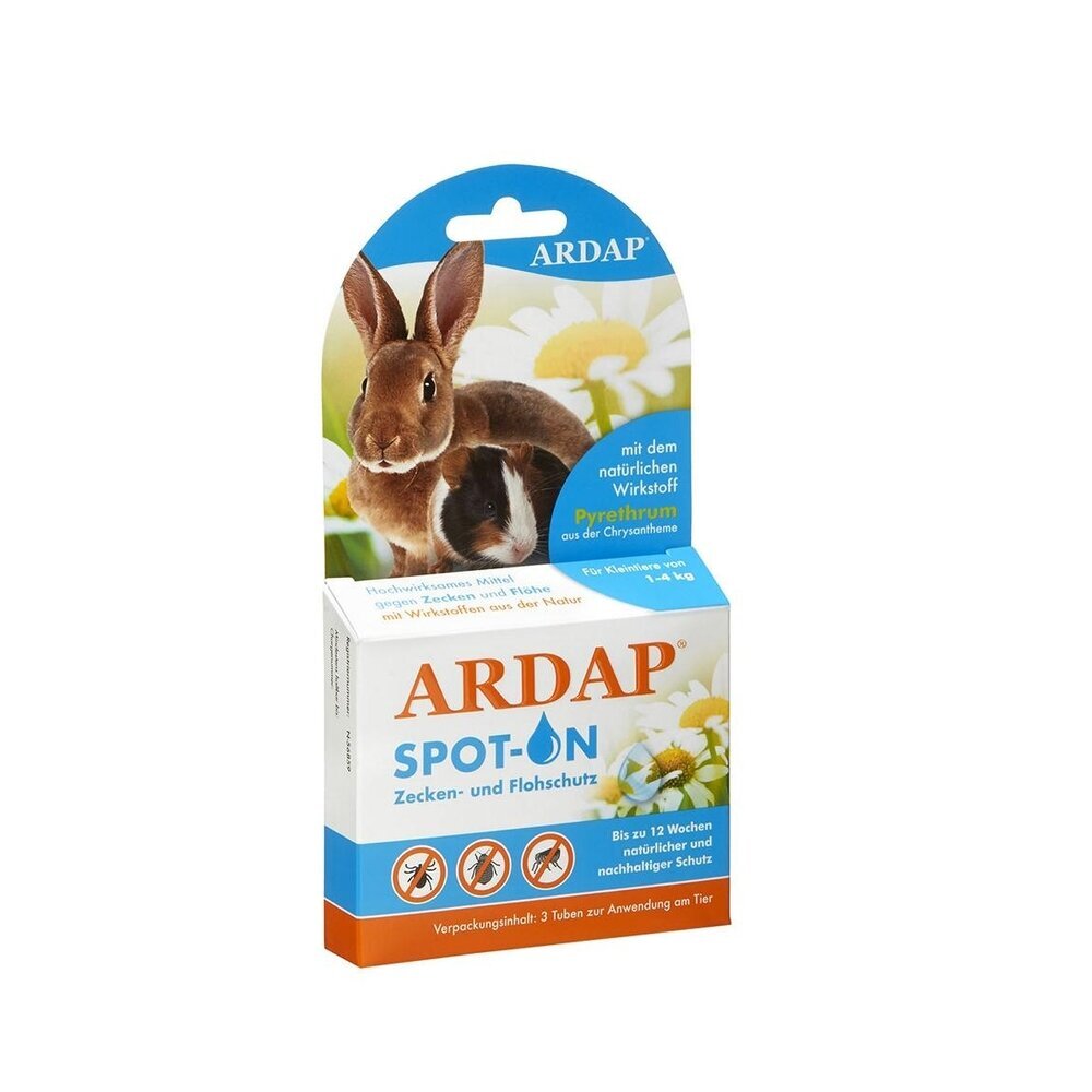Ardap Spot-On für Kleintiere Zeckenschutz, Flohschutz