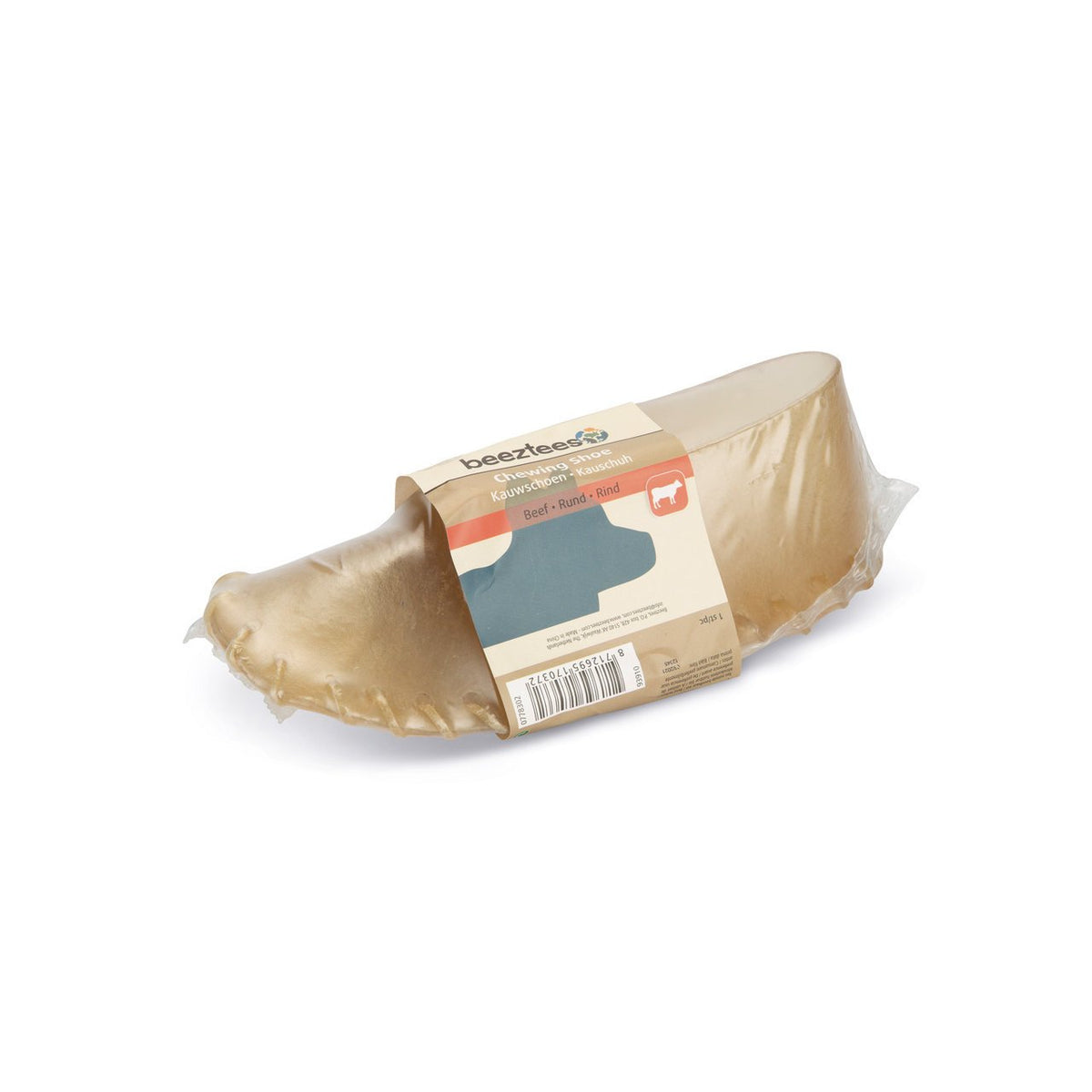 Beeztees Hundesnack Kauschuhe Rinderhaut für Hunde – 20 cm - 1 Stck