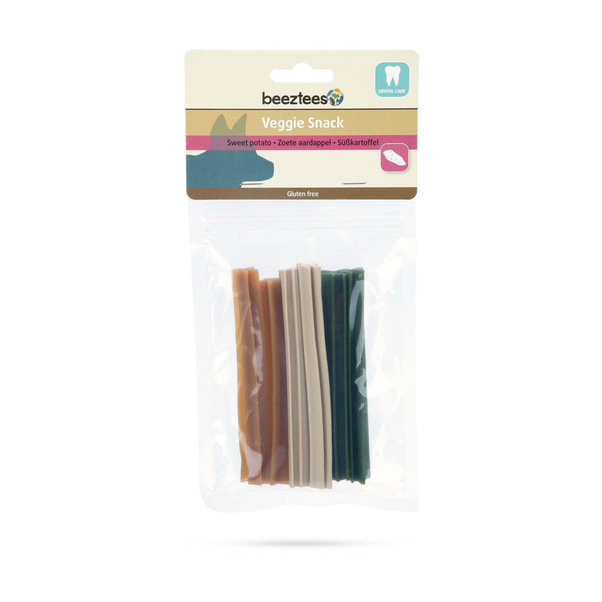 Beeztees Veggie Stange Mix Hundesnack – 6 Stk. - L: 12 cm