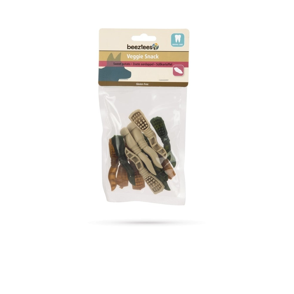 Beeztees Veggie Zahnpasta Mix für Hunde – L: 7.5 cm (12 Stk.)
