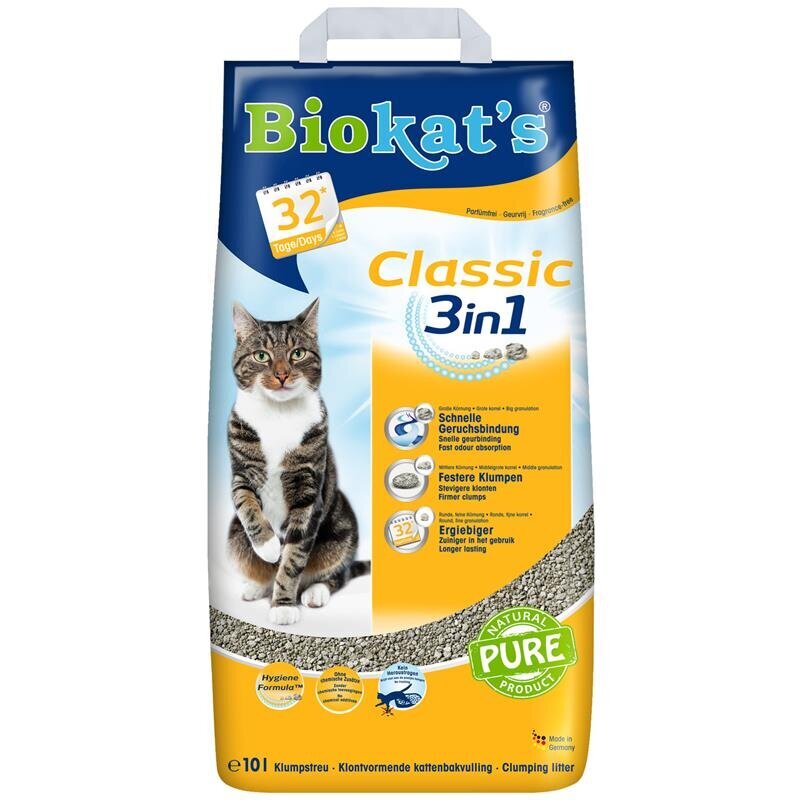 Biokats Classic Katzenstreu 3in1 – 10 ltr