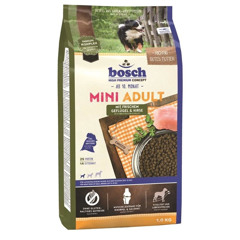 Bosch Mini Adult Geflügel & Hirse – 1 kg