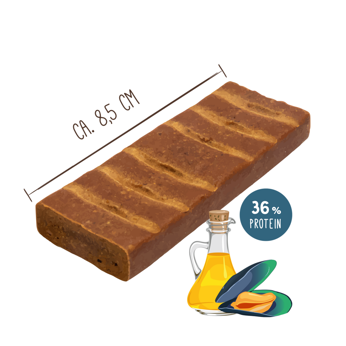Sammys Fitness-Schnitte – mit Grünlippmuscheln, 25 g