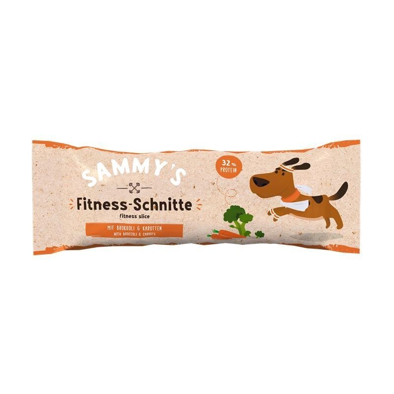 Sammys Fitness-Schnitte – mit Brokkoli & Karotten, 25 g