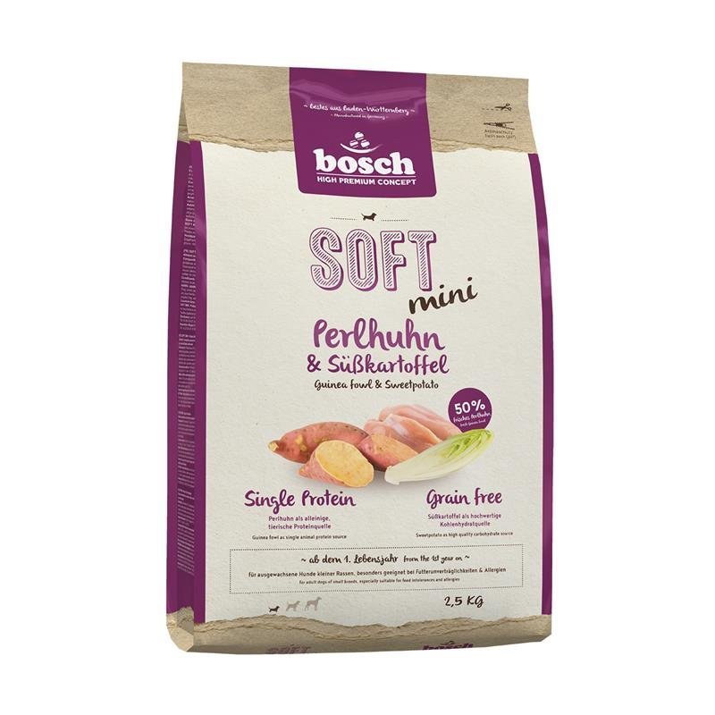 Soft Mini Hundefutter – Perlhuhn & Kartoffel 2,5 kg