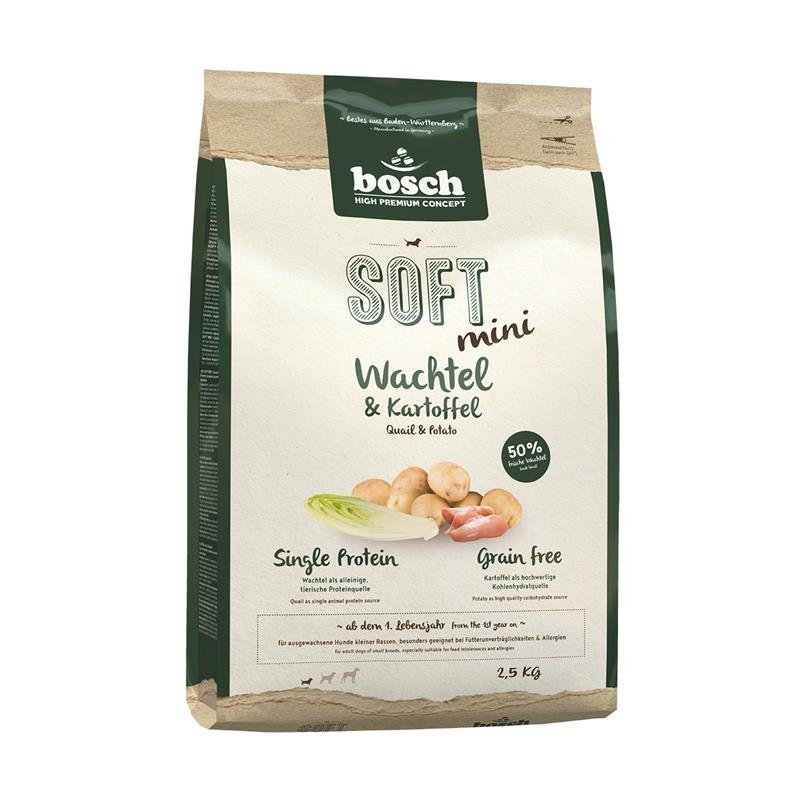 Soft Mini Hundefutter – Wachtel & Kartoffel 2,5 kg