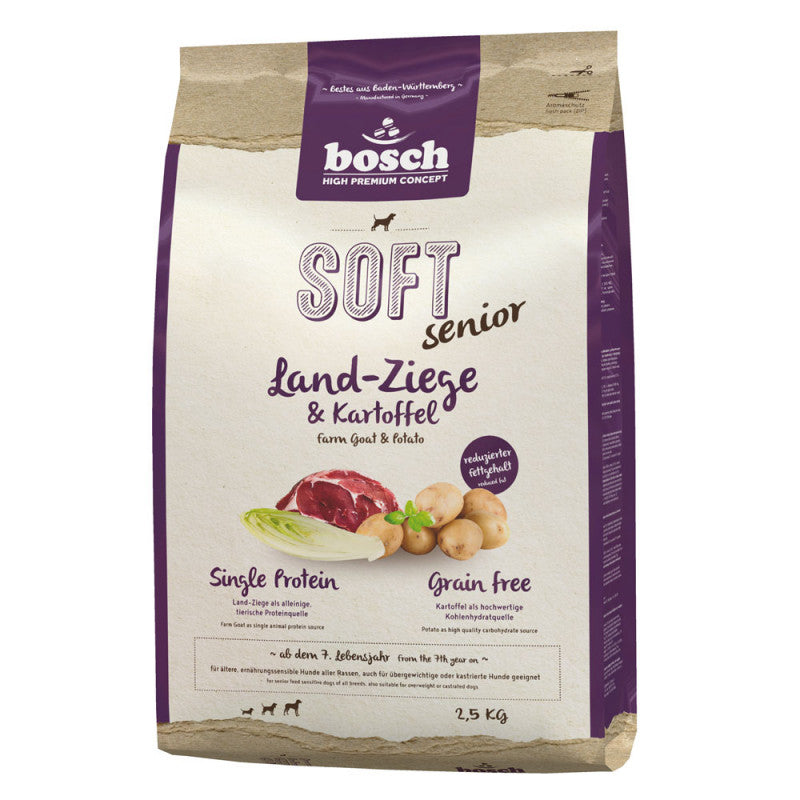 Bosch Soft Senior Ziege & Kartoffel – 2,5 kg