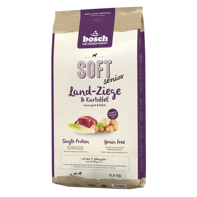 Bosch Soft Senior Ziege & Kartoffel – 12,5kg