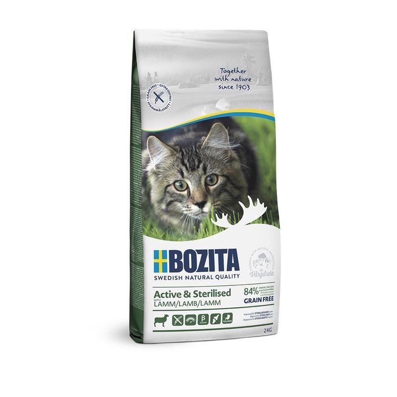 Bozita Trockenfutter Active & Sterilised Getreidefrei Lamm – 2kg